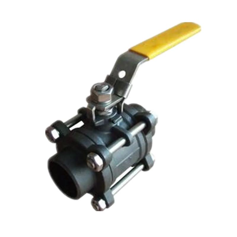 Carbon Steel 3-PC Svejsede ender Ball Valve PN64