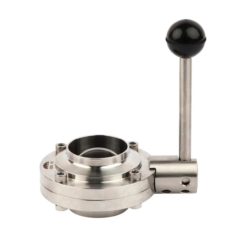 Madgrad Manual Weld End Sanitary Butterfly Valve